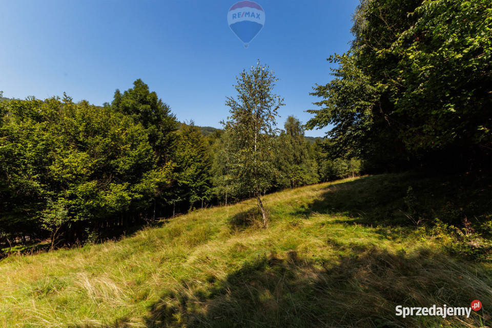 Działka z widokiem na góry Międzybrodzie 35m Międzybrodzie Żywieckie