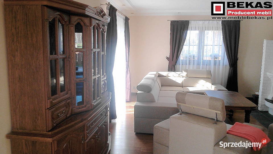 Stylowa klasyczna Witrynka 180 Dąb Naturalny 180cm Człuchów