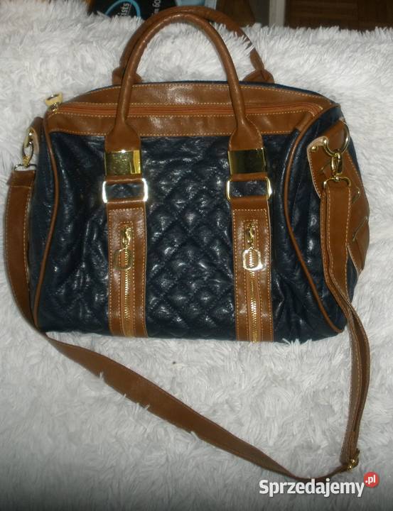 Torba damska skórzana granatowa Kraków