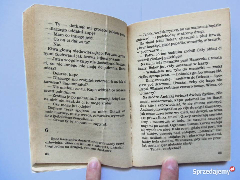Pożegnanie z Marią Tadeusz Borowski miękka Głuchołazy