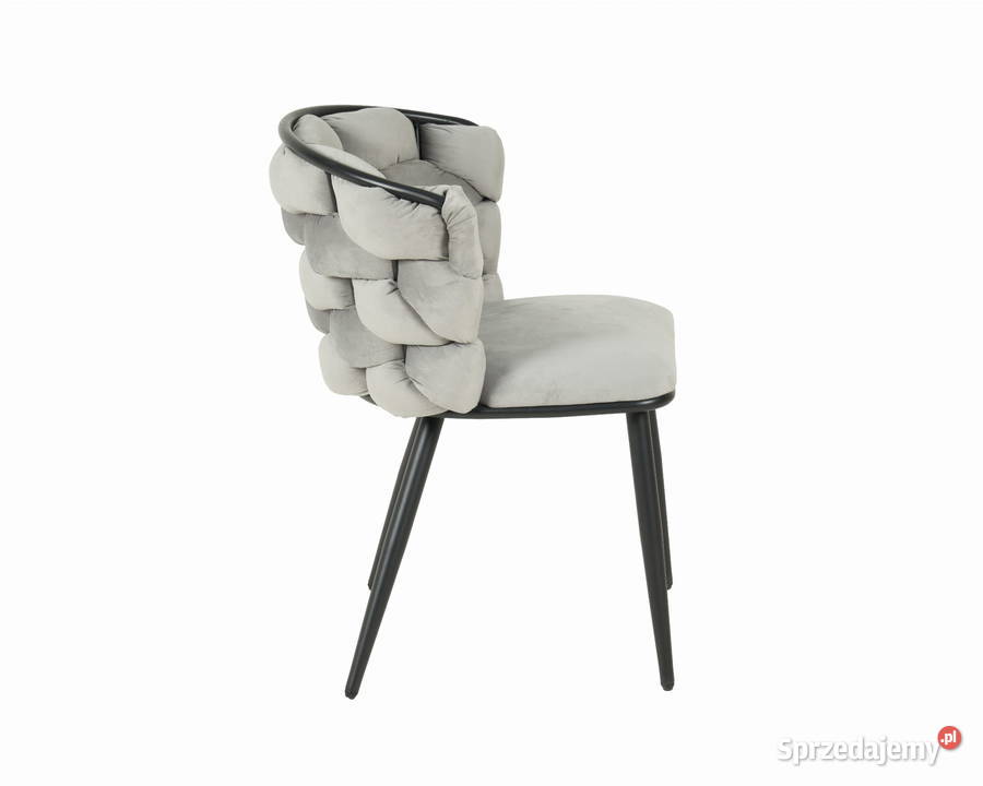 Krzesło szaroczarne Glamour Nowojorskie Prima małopolskie Golkowice