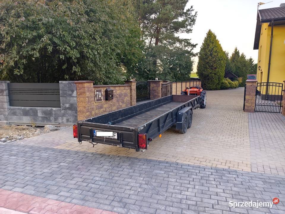 Przyczepa Dłużyca Dwuosiowa TEMARED DMC 750 610 Burtowe i plandeki świętokrzyskie Wodzisław