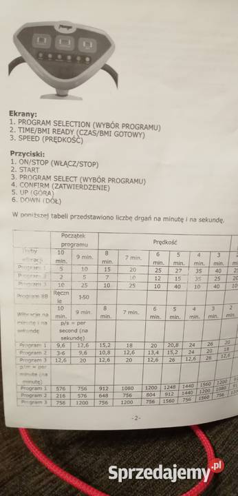 Vibro Mango platforma wibracyjna Jastrzębie-Zdrój