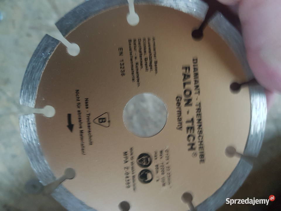 Tarcza diamentowa 125x2223 FALONTECH D 125 Głogowa sprzedam