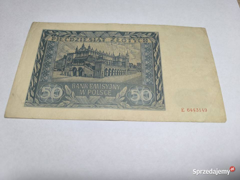 Banknot 50 1941 seria E sprzedam