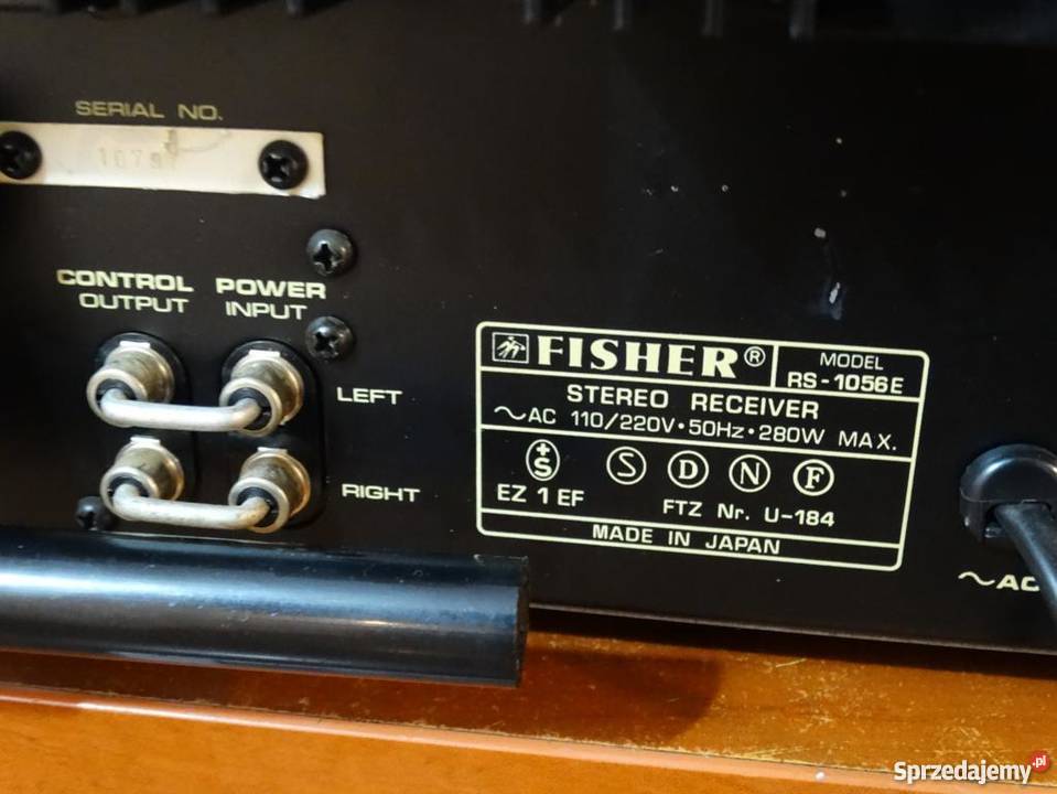 Amplituner Fisher RS1056E śliczny Vintage Jasło