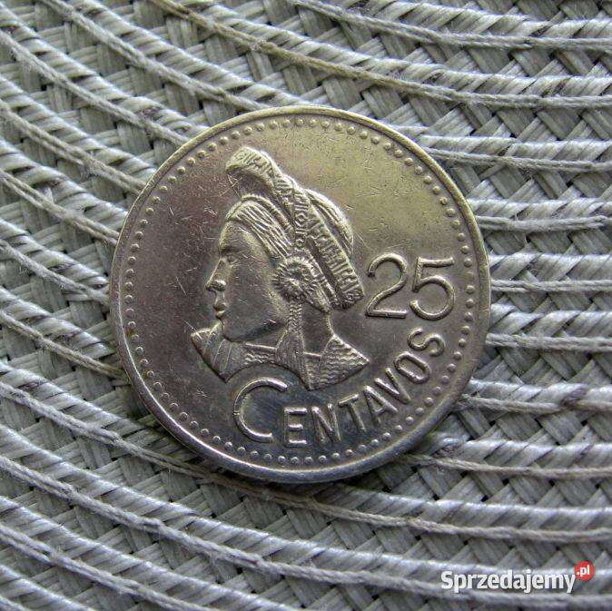 Gwatemala 25 Centavos 1991r Kalisz