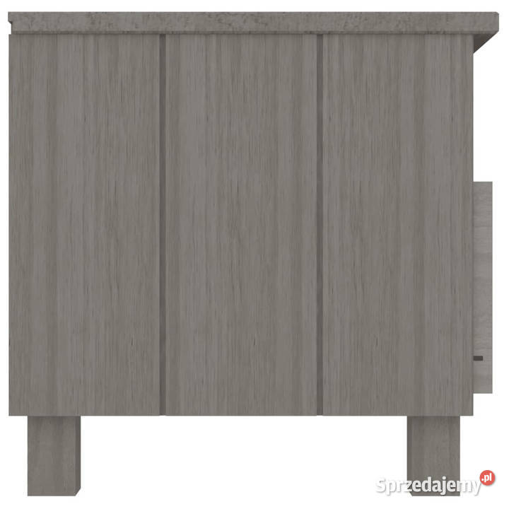 Szafka pod TV HAMAR jasnoszara 106x40x40 drewno mazowieckie
