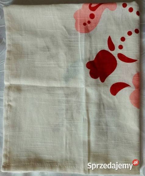 Ściereczka bawełniana z kwiatowym motywem Łódź