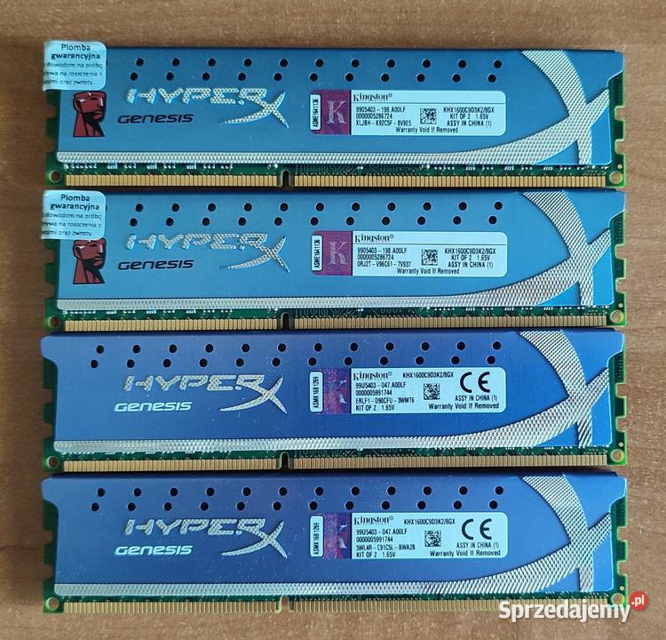 RAM DDR3 4x4GB 16GB 1600 Kingston HyperX