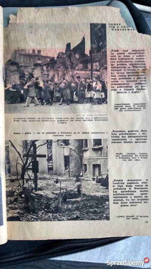 Powstanie Warszawskie w ilustracji Warszawa