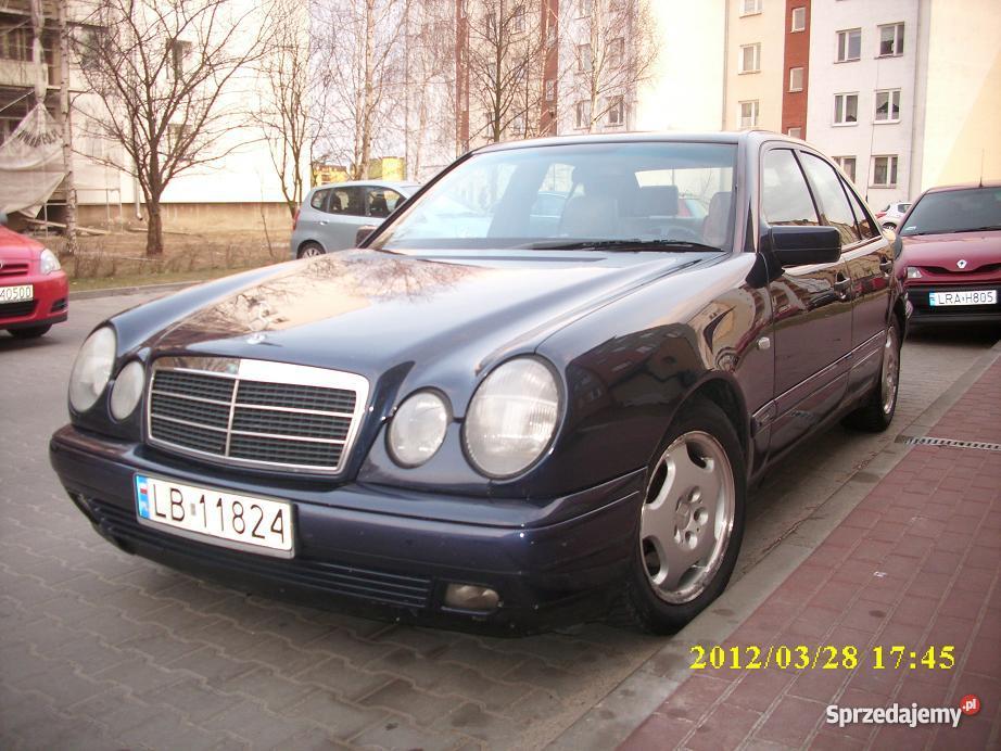 Mercedes E210 2.9TD okazja BEZ KOROZJI jasna skóra