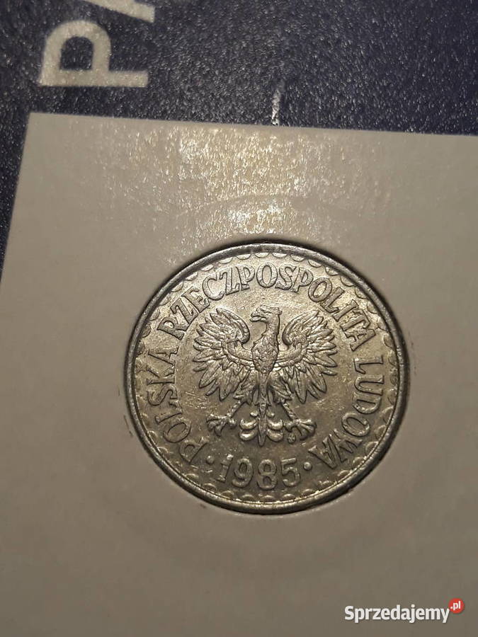 1 złoty 1986 r 3 około mennicze Konin sprzedam