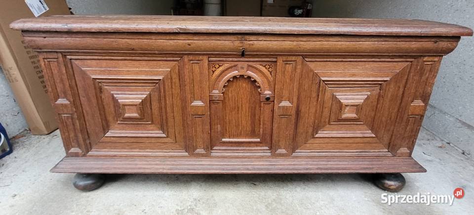 SKRZYNIA DREWNIANA DUŻA