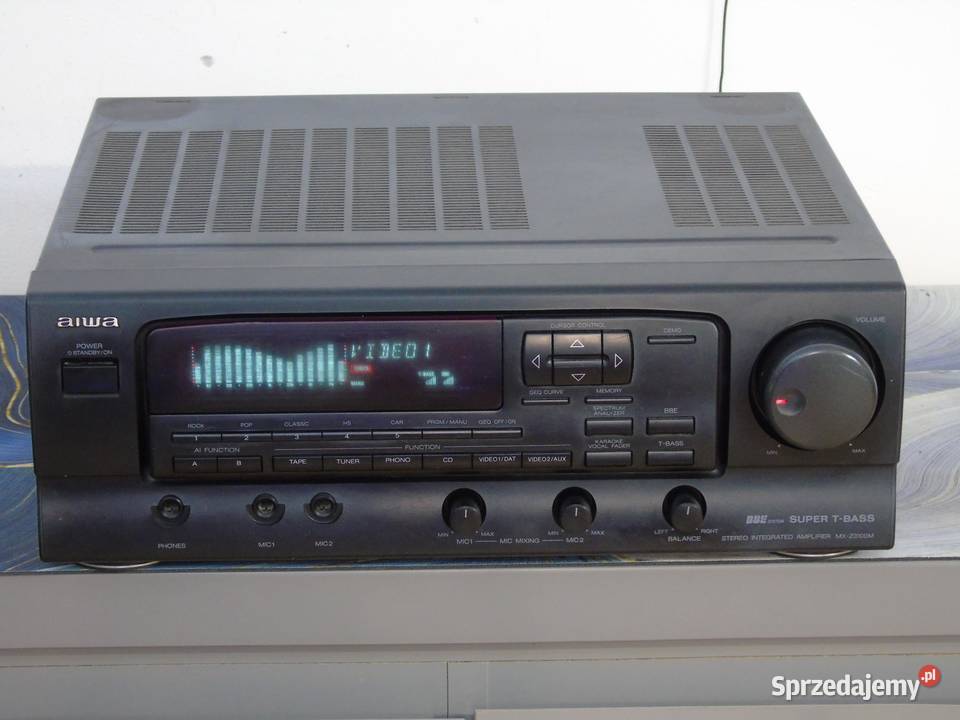 Mocny wzmacniacz Aiwa MXZ3100 z korektorem gr Jasło