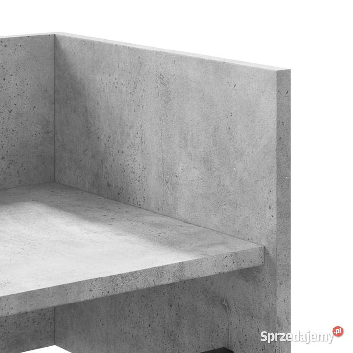 Półka ścienna szarość betonu 100x35x305 WM848461 Warszawa sprzedam