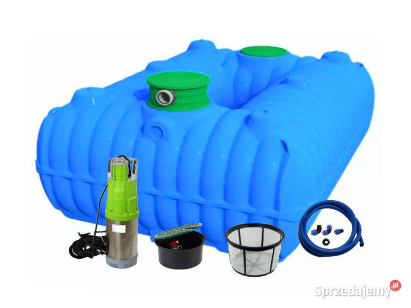 ZBIORNIK NA DESZCZÓWKĘ 5000L Pompa Filtr Moja Bielawa