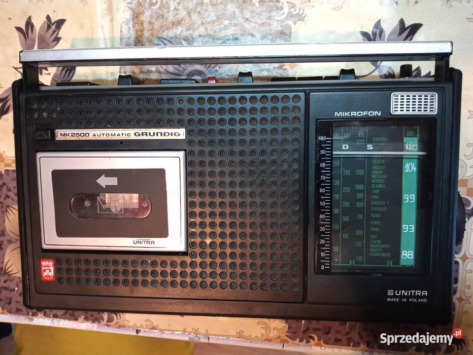 Radiomagnetofon MK 2500 Grundig PRL Łódź