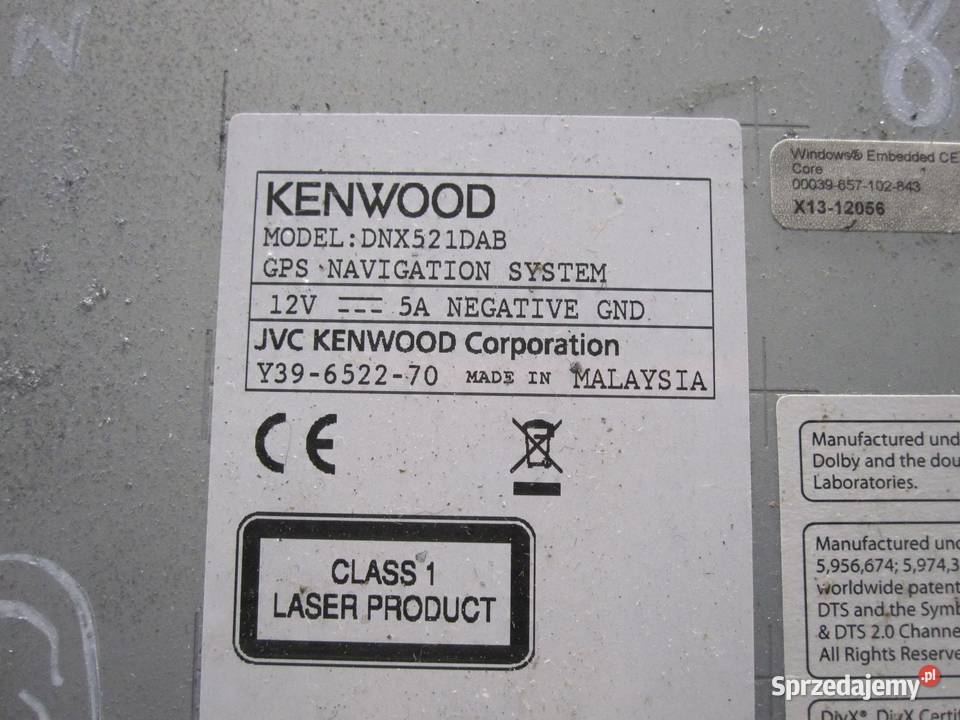SCIROCCO III 10r radio Kenwood DNX521DAB