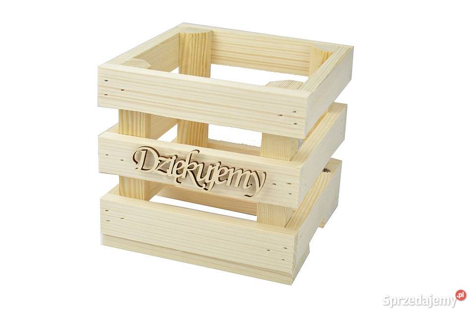 SKRZYNKA DREWNIANA OSŁONKA NA DONICZKĘ BOX NA beżowy małopolskie Tarnów sprzedam