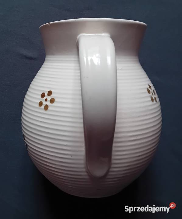 Dzbanek art deco Hertwig katzhutte sygnatura z wielkopolskie Koźminek