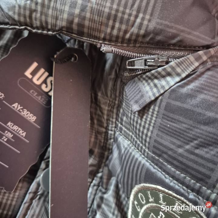 Kurteczka chłopięca w kratkę rozmiar 74 Brzesko