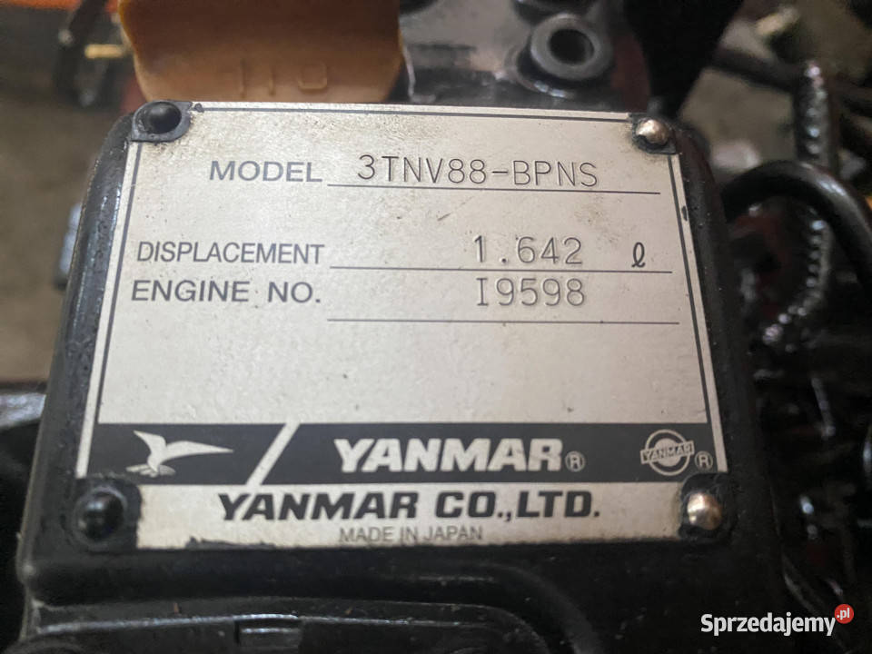 Yanmar 3TNV88 silnik kompletny