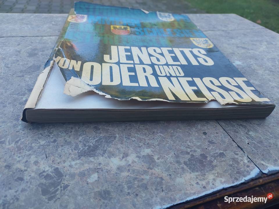 Stara książka album niemiecki odrą i Nysą lata pomorskie Tczew
