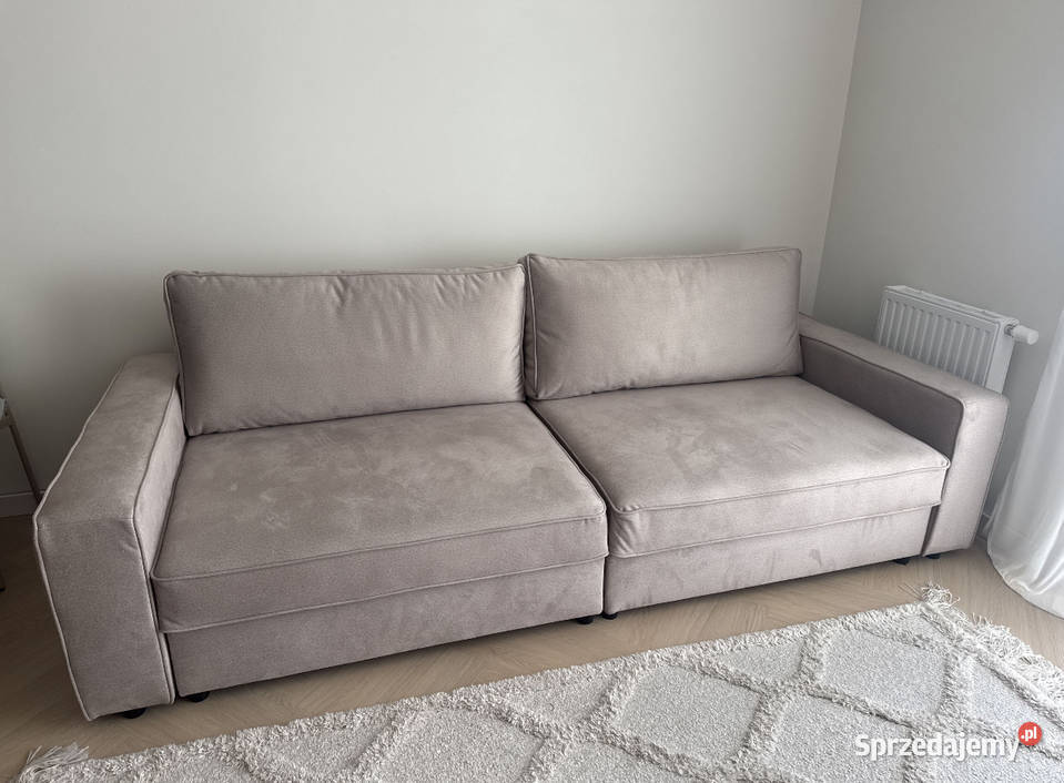 Sofa kanapa rozkładana z funkcją spania beżowa Warszawa