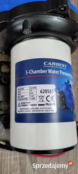 Pompą membranowa ciśnieniowa Carbest 189 L Kutno sprzedam