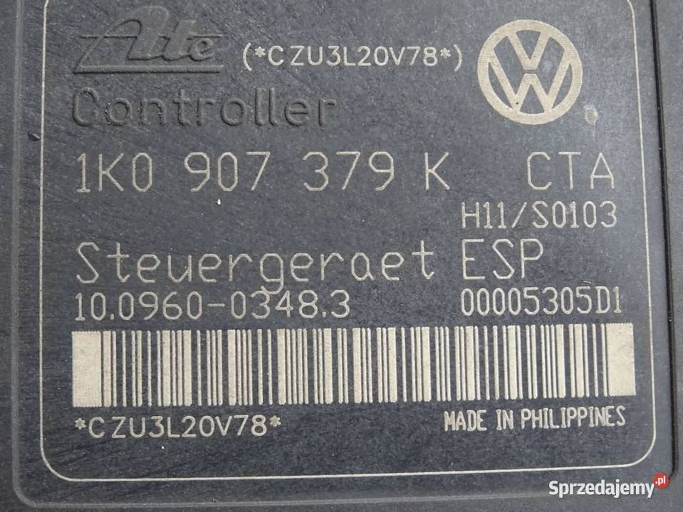 Sterownik pompa abs esp Touran I Altea skoda osobowe Parcice