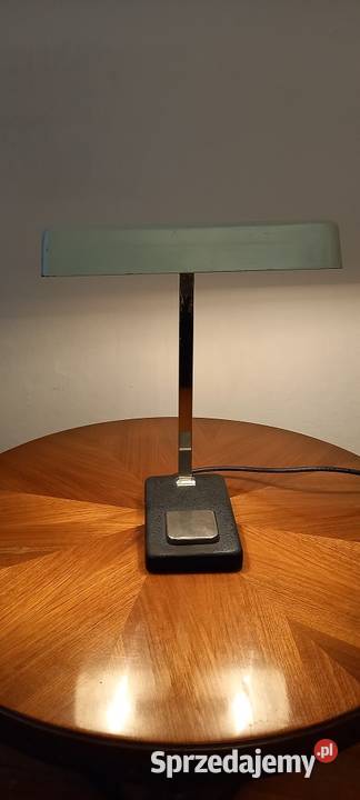Oryginalna lampa biurkowa proj Egon Hillebrand Skierniewice
