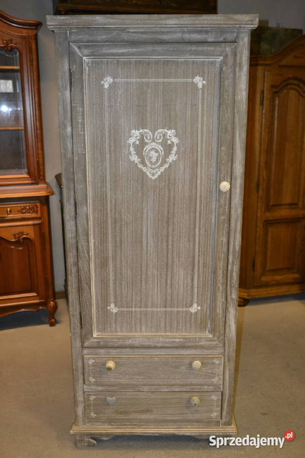 szafa jednodrzwiowa bielona baśniowa Meble