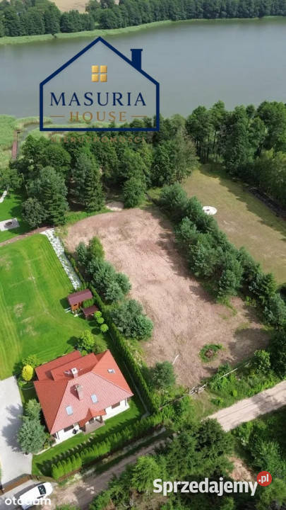 Działka rolnobudowlana z linią brzegową jeziora Lubian