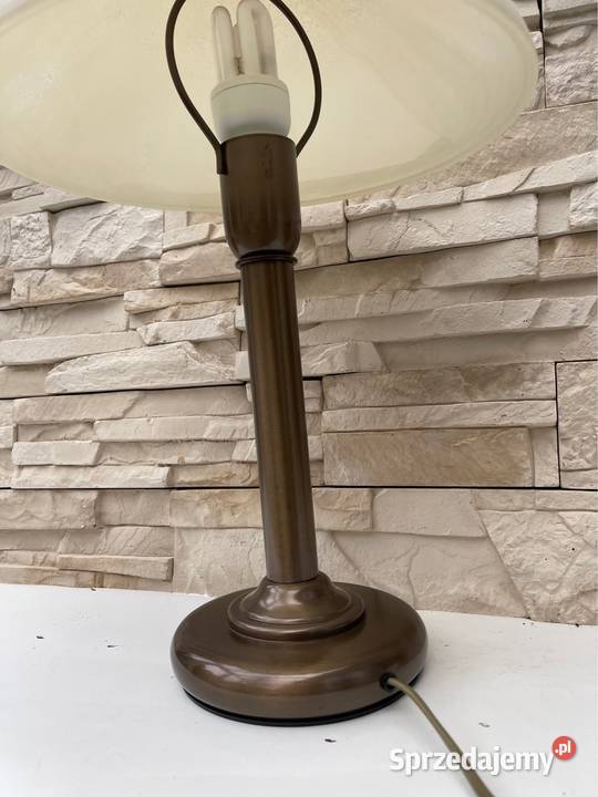 Piękna lampa metal szkło inny kolor dolnośląskie Bystrzyca Kłodzka