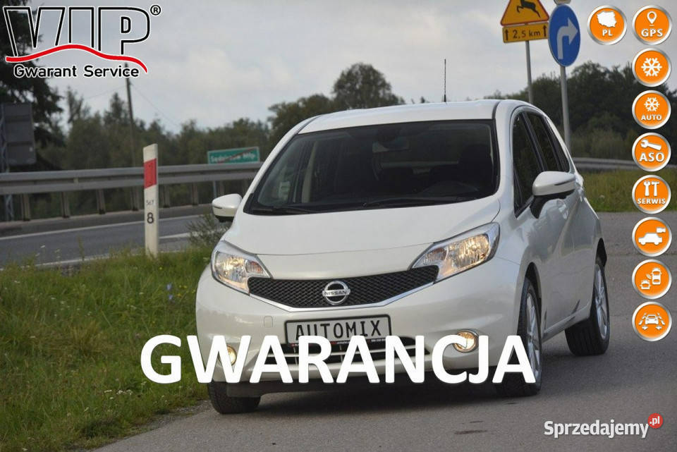 Nissan Note 12 Turbo nawi kamera 360 Sędziszów Małopolski