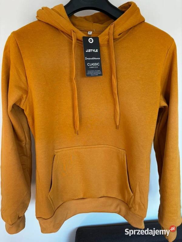 Bluza damska z kapturem kangurka hoodie Inny materiał Szczecin