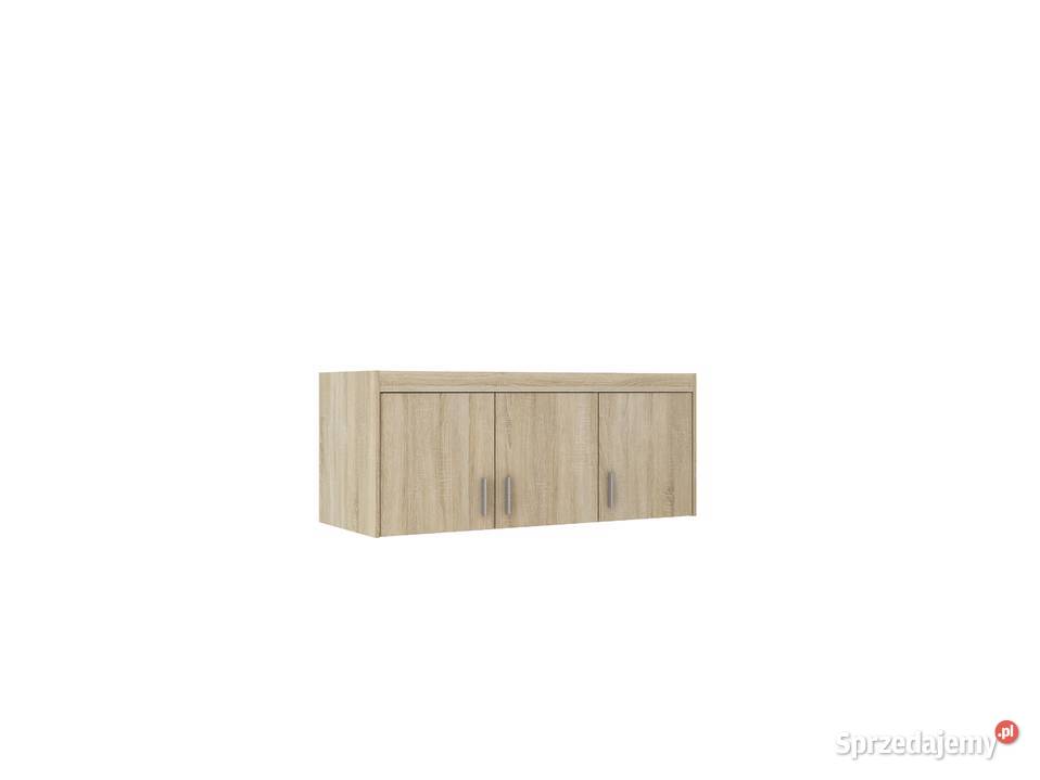Szafa Trzydrzwiowa 133 Biała Dąb sonomaDąb Gliwice
