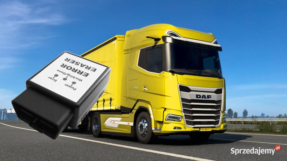 KASOWNIK BŁĘDÓW DAF XG EURO 6 2022 RESETER Gosprzydowa sprzedam