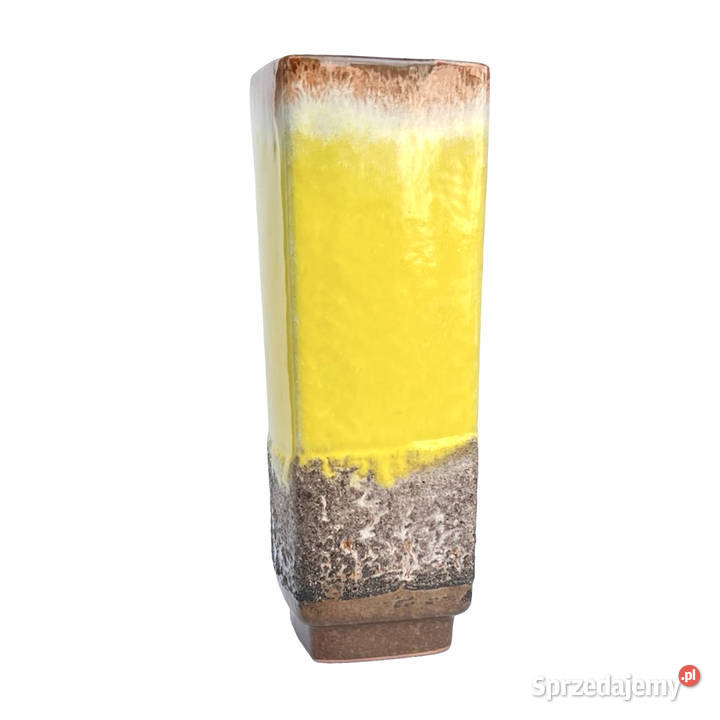 Wazon Strehla 122424 Niemcy lata 70 fat lava Warszawa