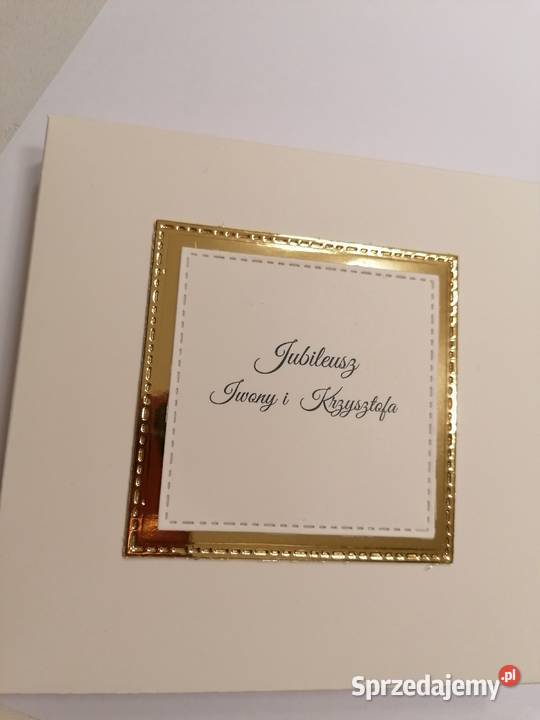 Kartka w pudełku 25 30 rocznica ślubu 50 Rękodzieło śląskie Strzebiń