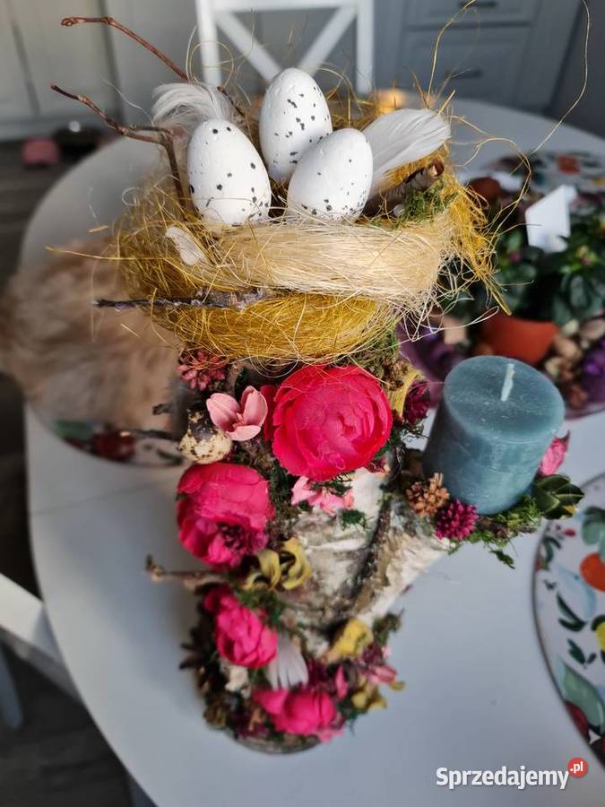 Stroik Wielkanocny wielokolorowy Wielkanoc Czaszyn