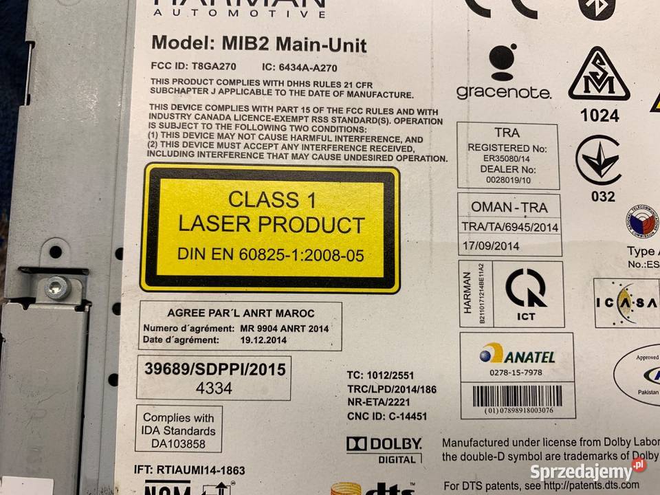 CZYTNIK NAWIGACJI VW PASSAT B8 3G0035043D