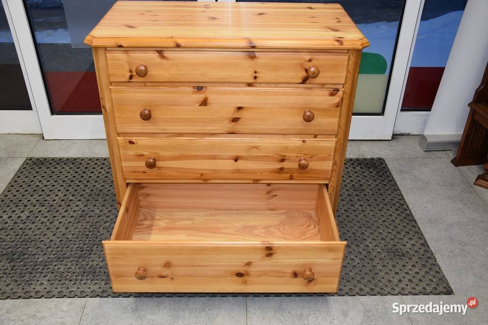 komoda z szufladami z drewna sosnowego nowa Olsztyn
