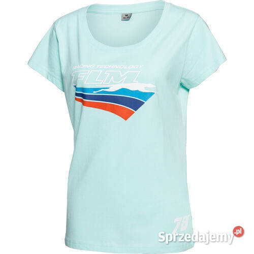 FLM Sarah Blue TShirt koszulka motocyklowa Odzież motocyklowa Zielona Góra