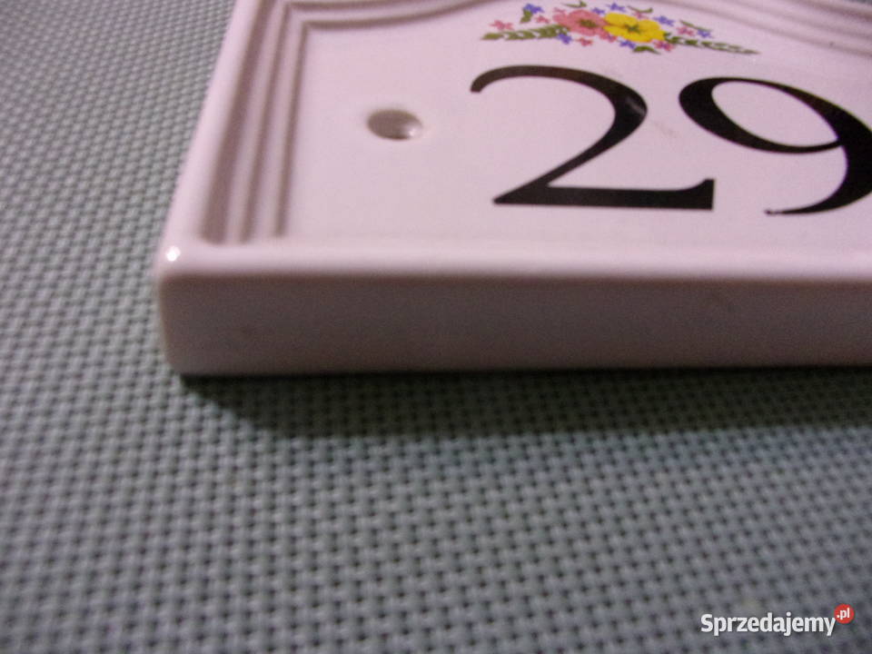 Angielski ładny szyld czytelne oznaczenie Warszawa