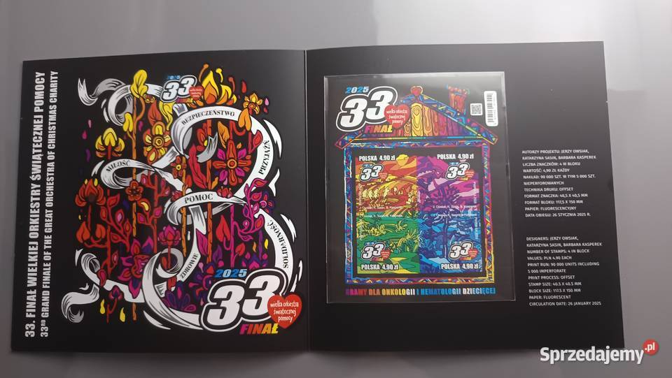 33 Finał WOŚP Blok 388 A CIĘTY 2025 Koronowo