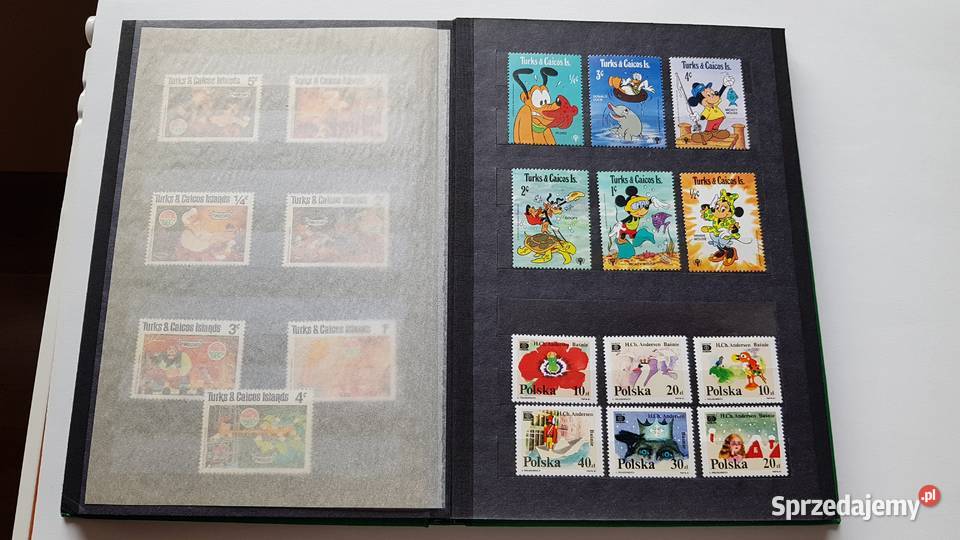 Zestaw 154 znaczków bajki myszka Mickey Disney Dąbrowa Górnicza