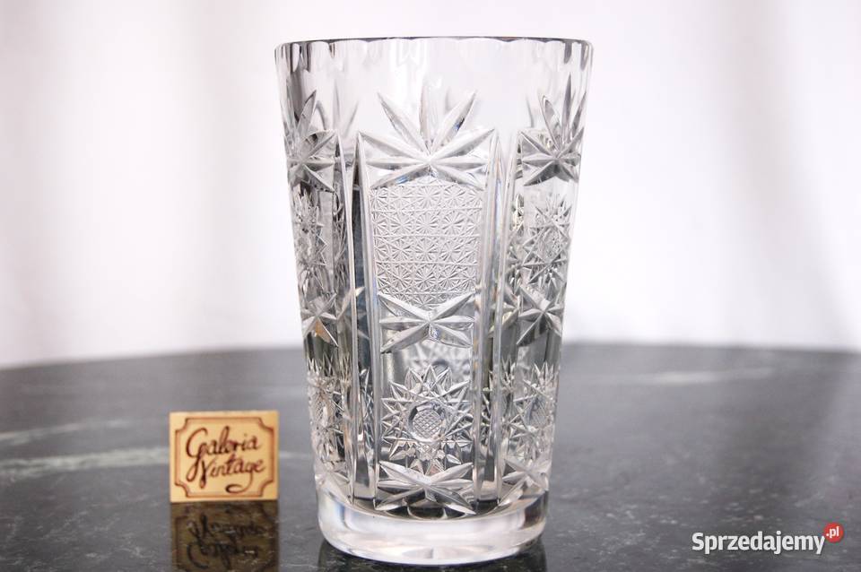 Wazon wazonik kryształowy kryształ szlifowany Wazony Lublin