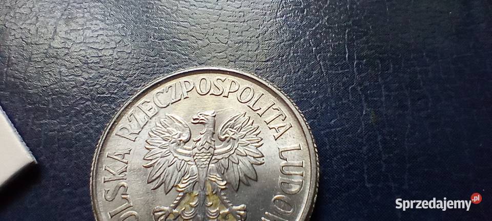 Stare monety 50 groszy 1965 PRL Polska piękna podkarpackie
